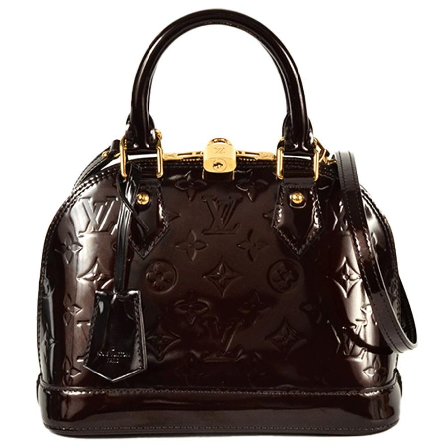 LOUIS VUITTON ヴェルニルイ　ヴィトンアルマBB モノグラム・ヴェルニ アルマBB ノワール・マニエティック【ルイ