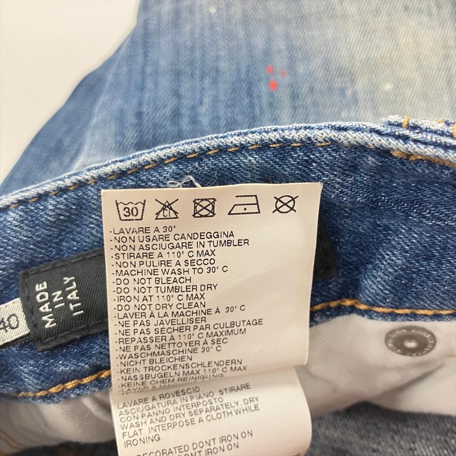 DSQUARED2 ディースクエアード デニムパンツ コットン ブルー 40  
