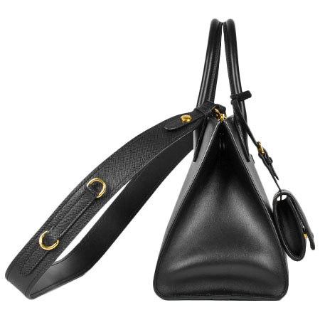 PRADA（プラダ） モノクロームバッグ 2WAYハンドバッグ ショルダー付