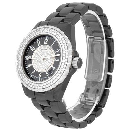 CHANEL（シャネル） CHANEL J12 ダイヤベゼル SS ブラックセラミック