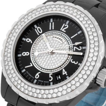 CHANEL（シャネル） CHANEL J12 ダイヤベゼル SS ブラックセラミック