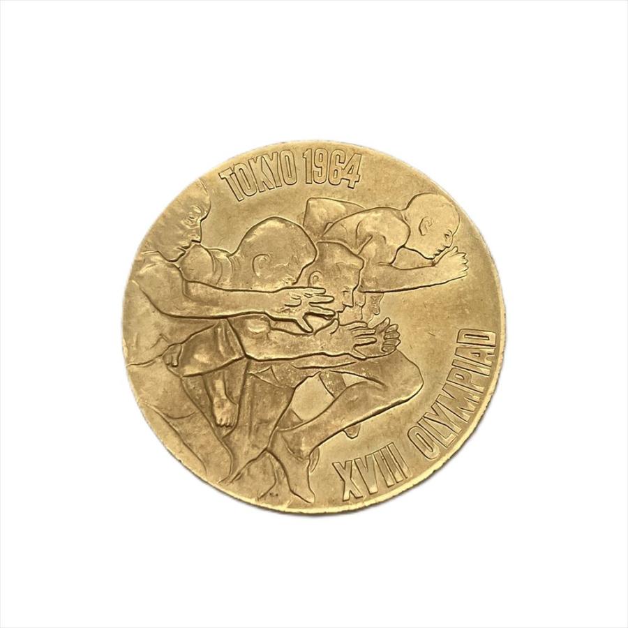 オリンピック東京大会記念メダル K18イエローゴールド 7.2g メダル