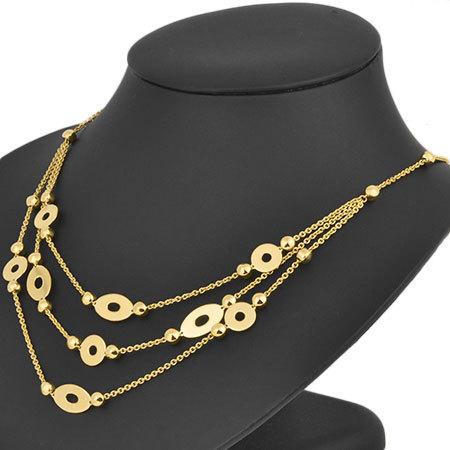 BVLGARI（ブルガリ） ルチア ロングネックレス 44cm K18YG : ゴールド