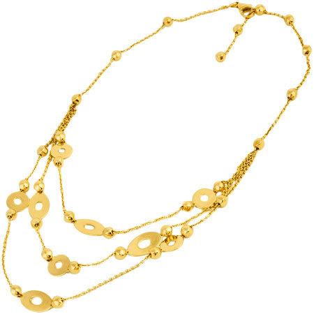 BVLGARI（ブルガリ） ルチア ロングネックレス 44cm K18YG : ゴールド