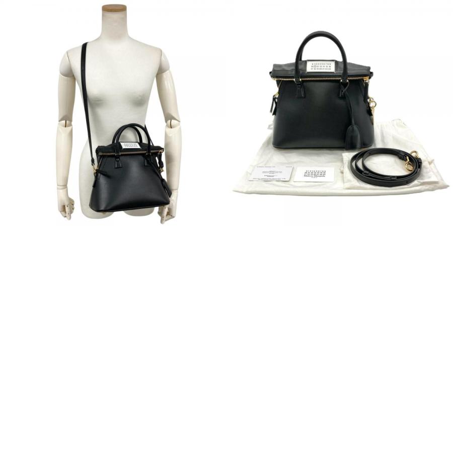 極美品✨ メゾンマルジェラ 5AC ミニ ハンドバッグ 2way カレンダータグ マルタンマルジェラ MARTIN MARGIELA 5AC ミニ ハンドバッグ 2WAY
