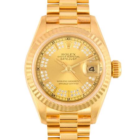 ROLEX（ロレックス） デイトジャスト ミリヤード ダイヤ 69178M K18YG