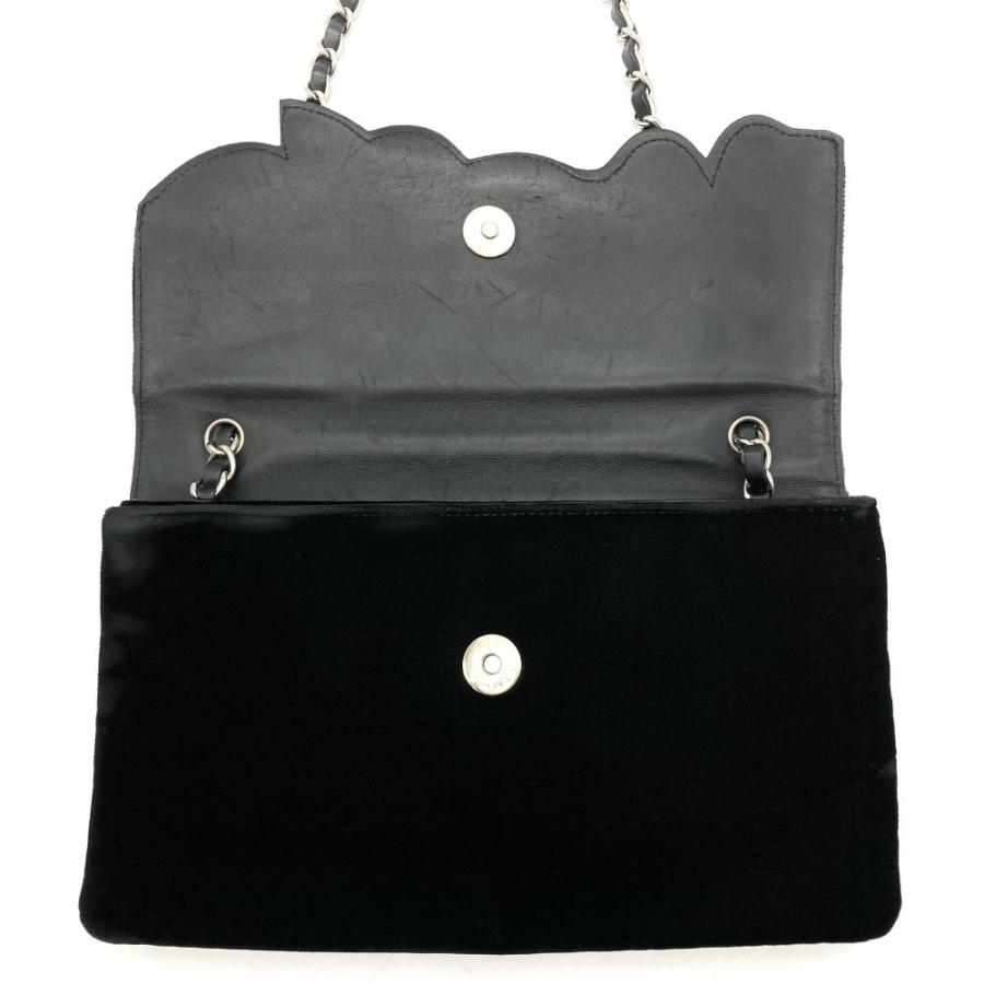 専用【高級ベロア生地】シャネル ハンドバッグ カメリアNo.5チェーンポシェット CHANEL シャネル カメリア No.5 クローバー ショルダーバッグ