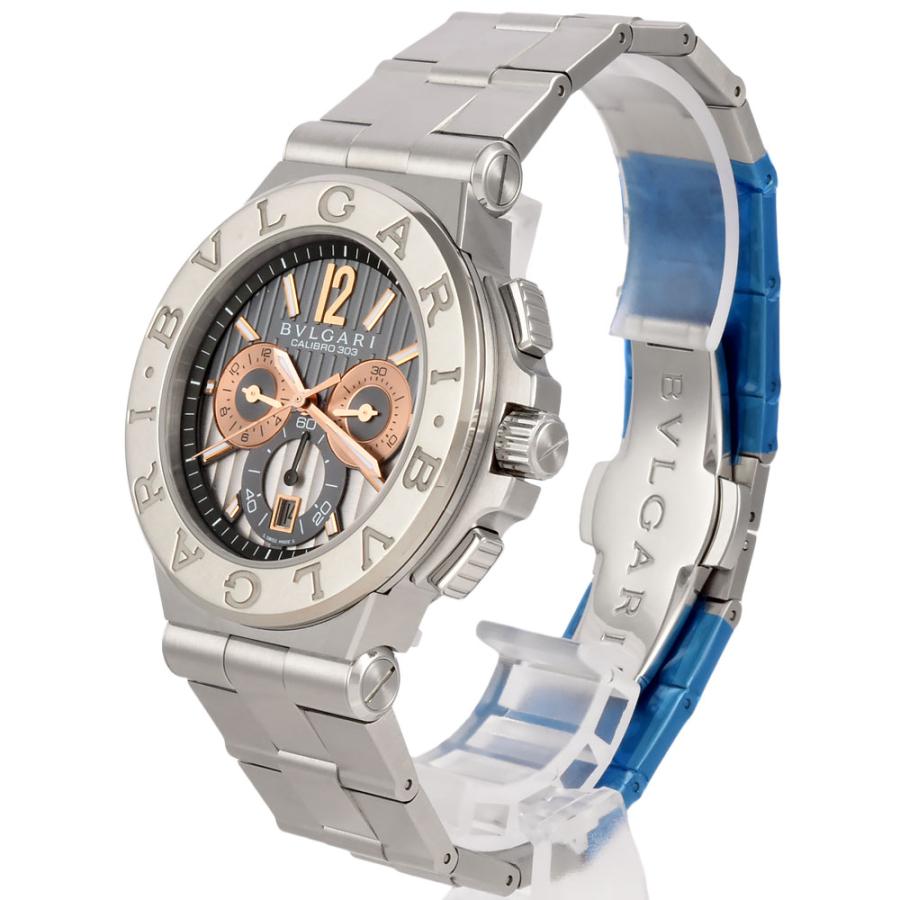 ブルガリ BVLGARI ディアゴノ カリブロ303 クロノグラフ 自動巻き ブルガリ BVLGARI ディアゴノ カリブロ 303クロノグラフ DG42SCH
