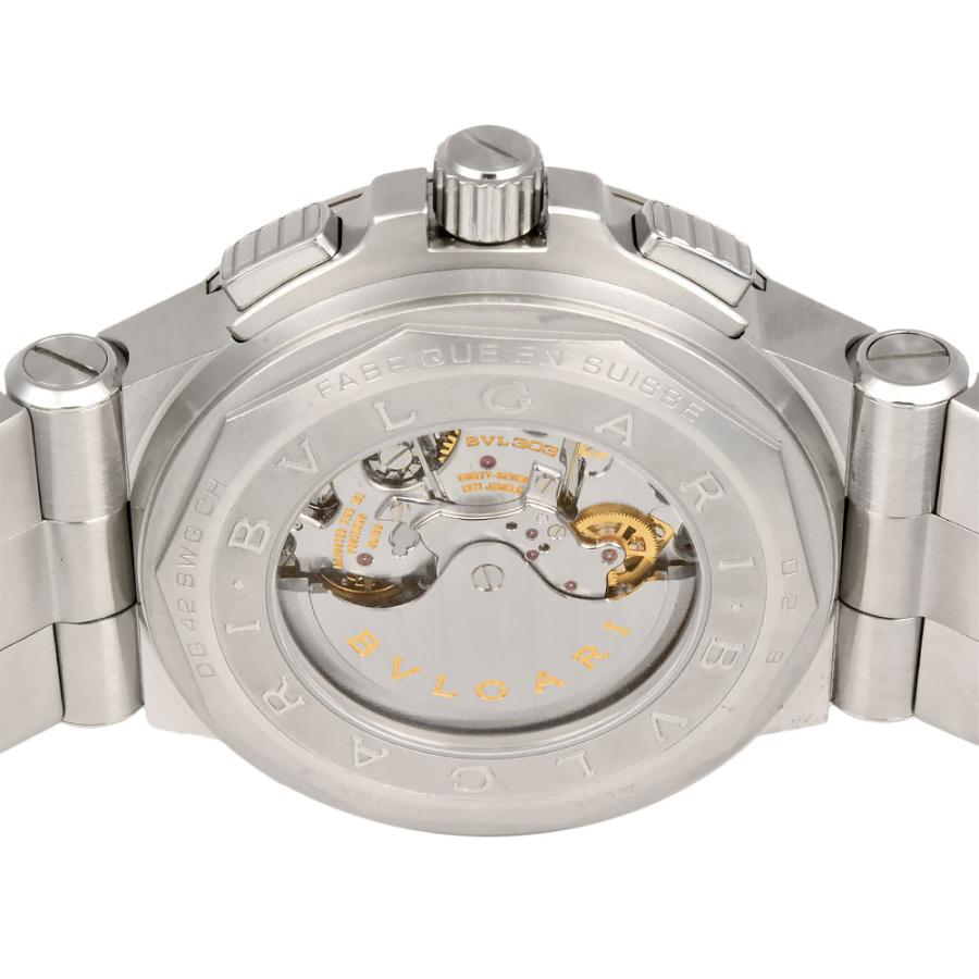 ディアゴノ ブルガリ BVLGARI カリブロ303 クロノグラフ SS