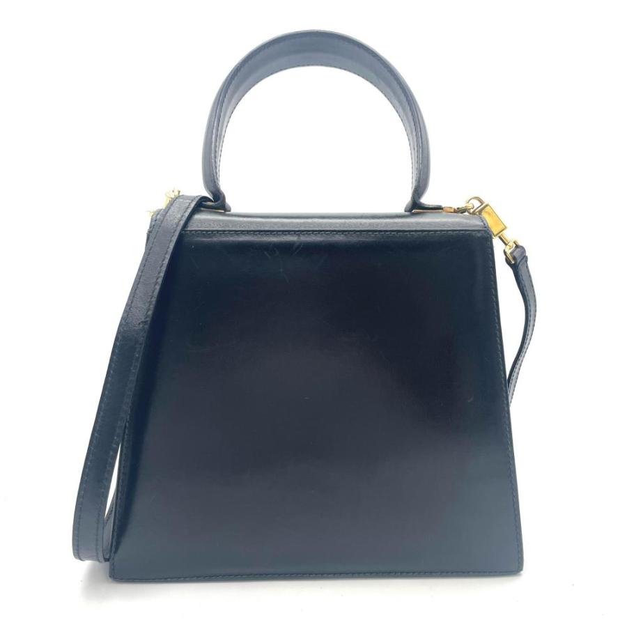 【✨極美品】 フェラガモ ミニ ハンドバッグ ガンチーニ 2way レザー 黒 フェラガモ Ferragamo ガンチーニ ミニ ハンドバッグ 2WAY レザー