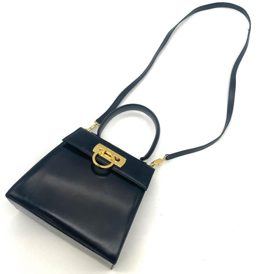フェラガモ Ferragamo ガンチーニ ミニ ハンドバッグ 2WAY レザー