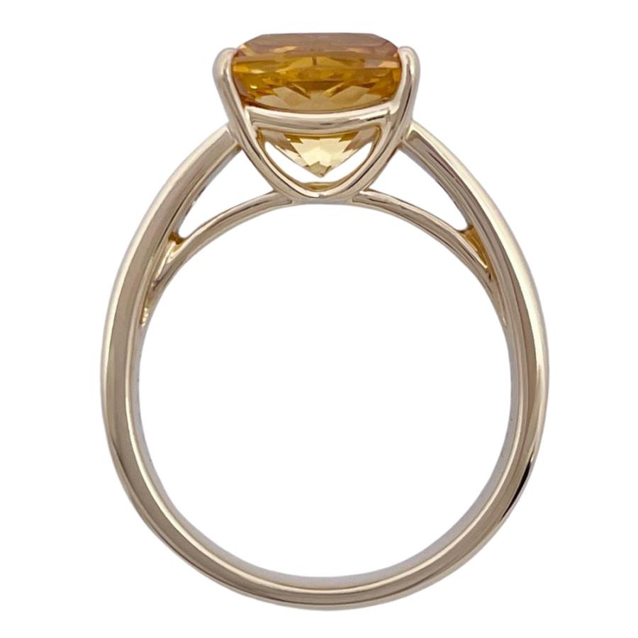 タサキ TASAKI リング 指輪 シトリン 2.86ct 約11号 K18YG 6.4g