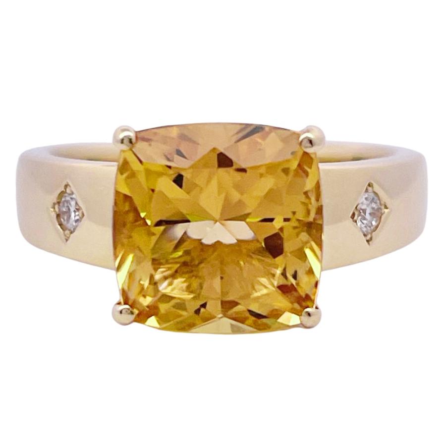 タサキ TASAKI リング 指輪 シトリン 2.86ct 約11号 K18YG 6.4g