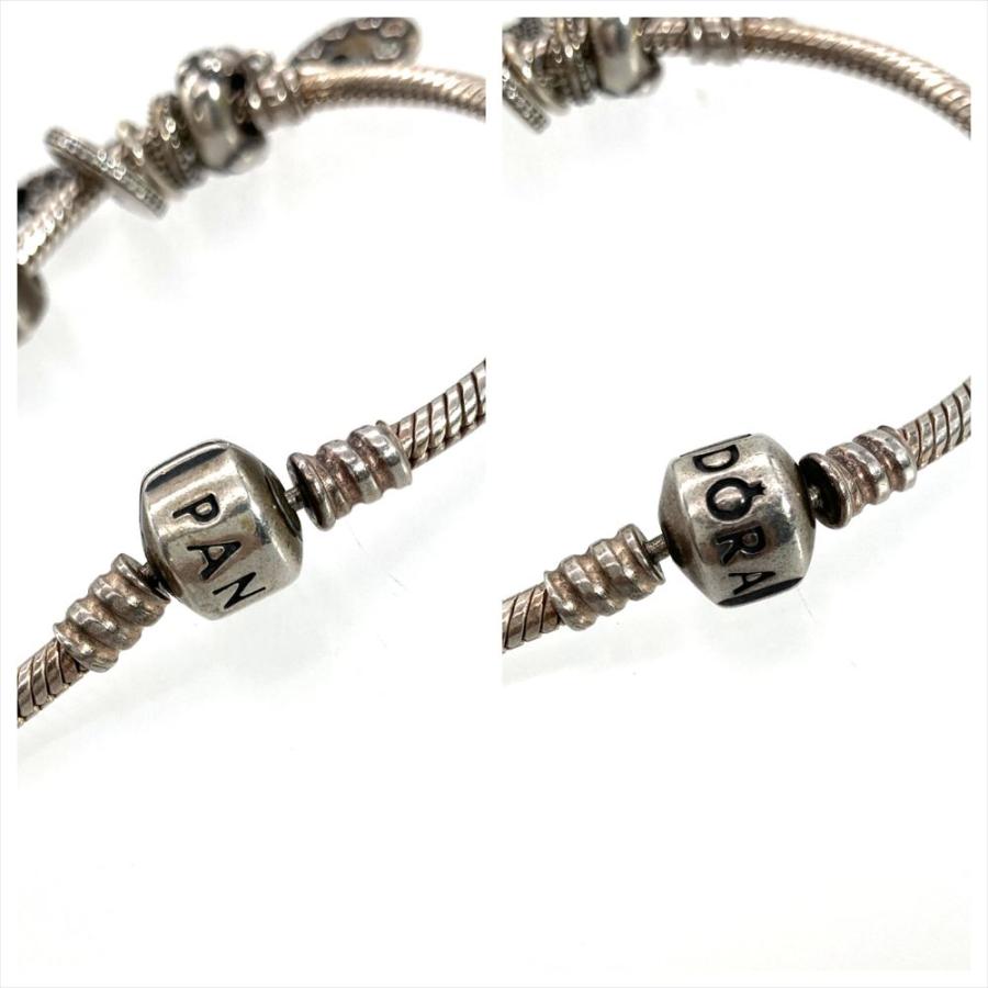パンドラ PANDORA チャーム ブレスレット SV925 26.6g シルバー金具