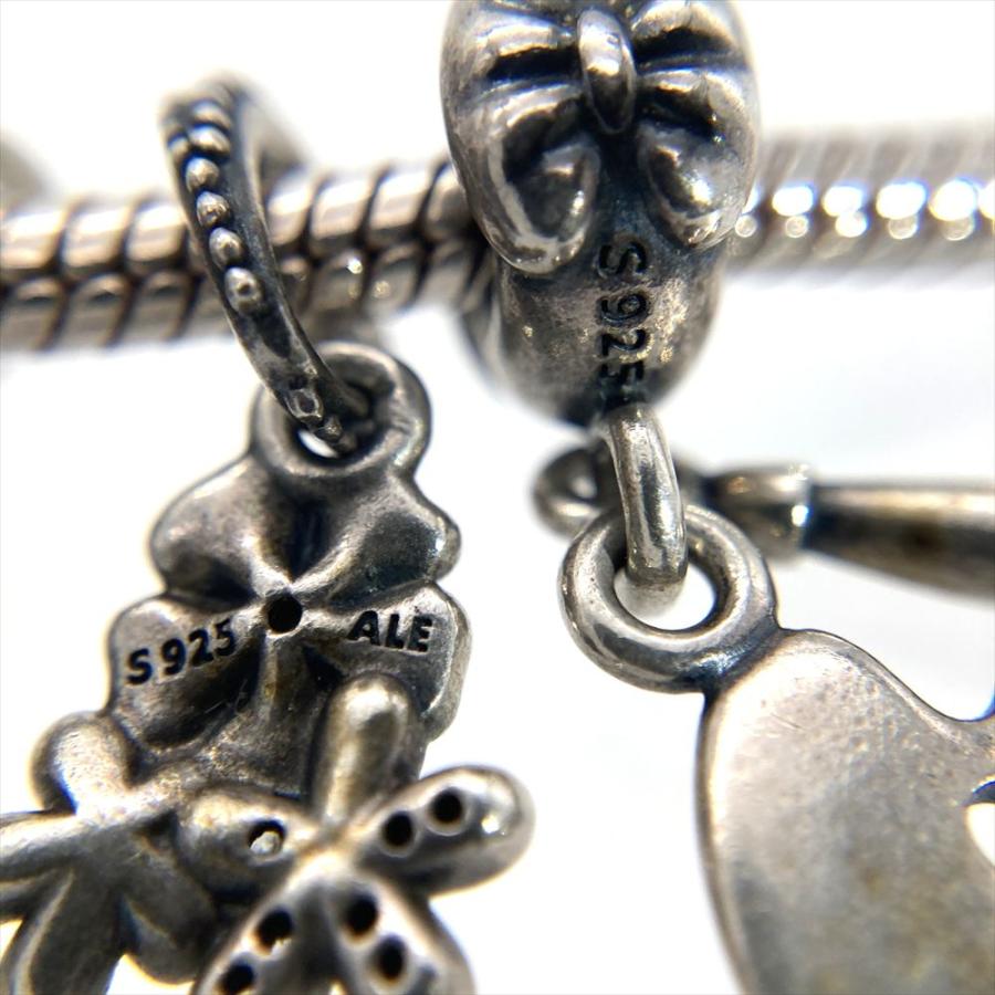 パンドラ PANDORA チャーム ブレスレット SV925 26.6g シルバー金具