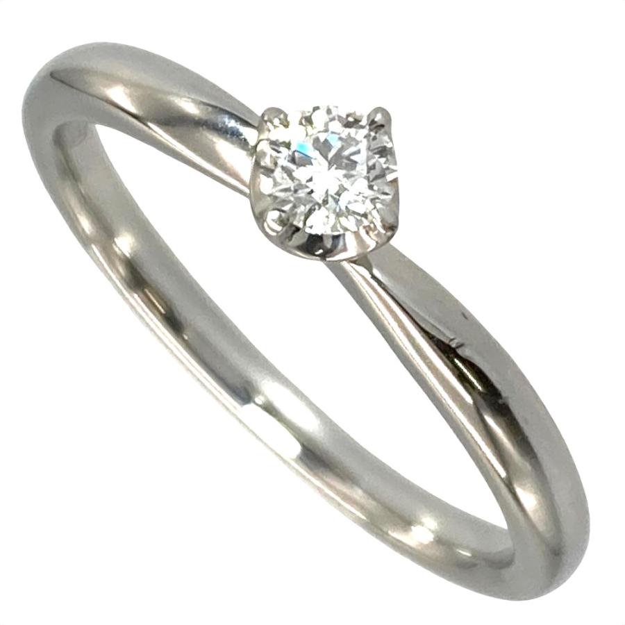 ヨンドシー 4℃ ソリティア リング 指輪 ダイヤモンド 0.139ct 約12号