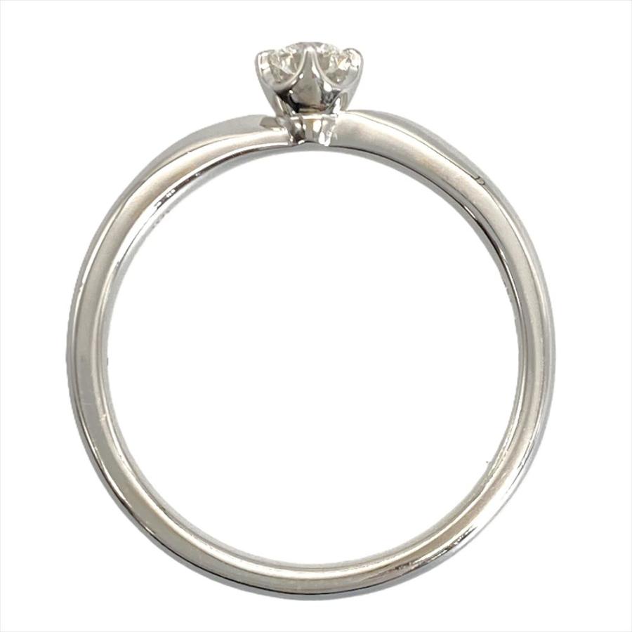 ヨンドシー 4℃ ソリティア リング 指輪 ダイヤモンド 0.139ct 約12号 Pt950 3.8g プラチナ レディース_2