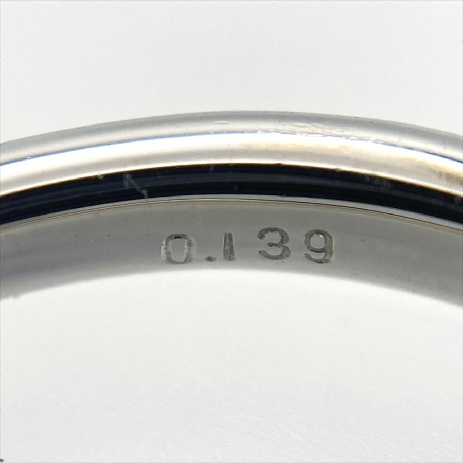 ヨンドシー 4℃ ソリティア リング 指輪 ダイヤモンド 0.139ct 約12号 Pt950 3.8g プラチナ レディース_6