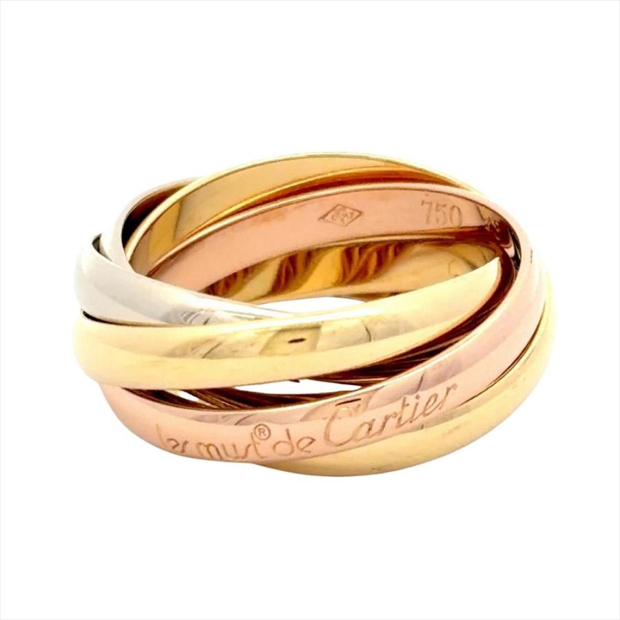 Cartier（カルティエ） トリニティ 5連 リング 指輪 #48 K18YG 7.5g