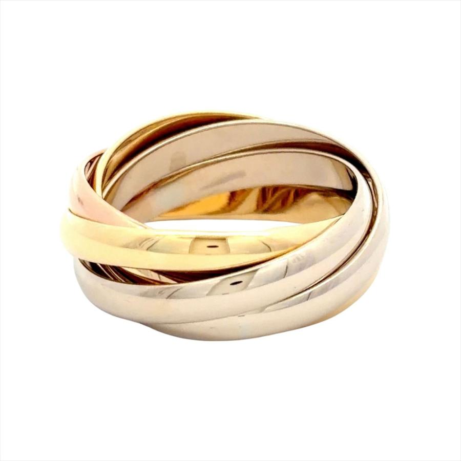 Cartier（カルティエ） トリニティ 5連 リング 指輪 #48 K18YG 7.5g