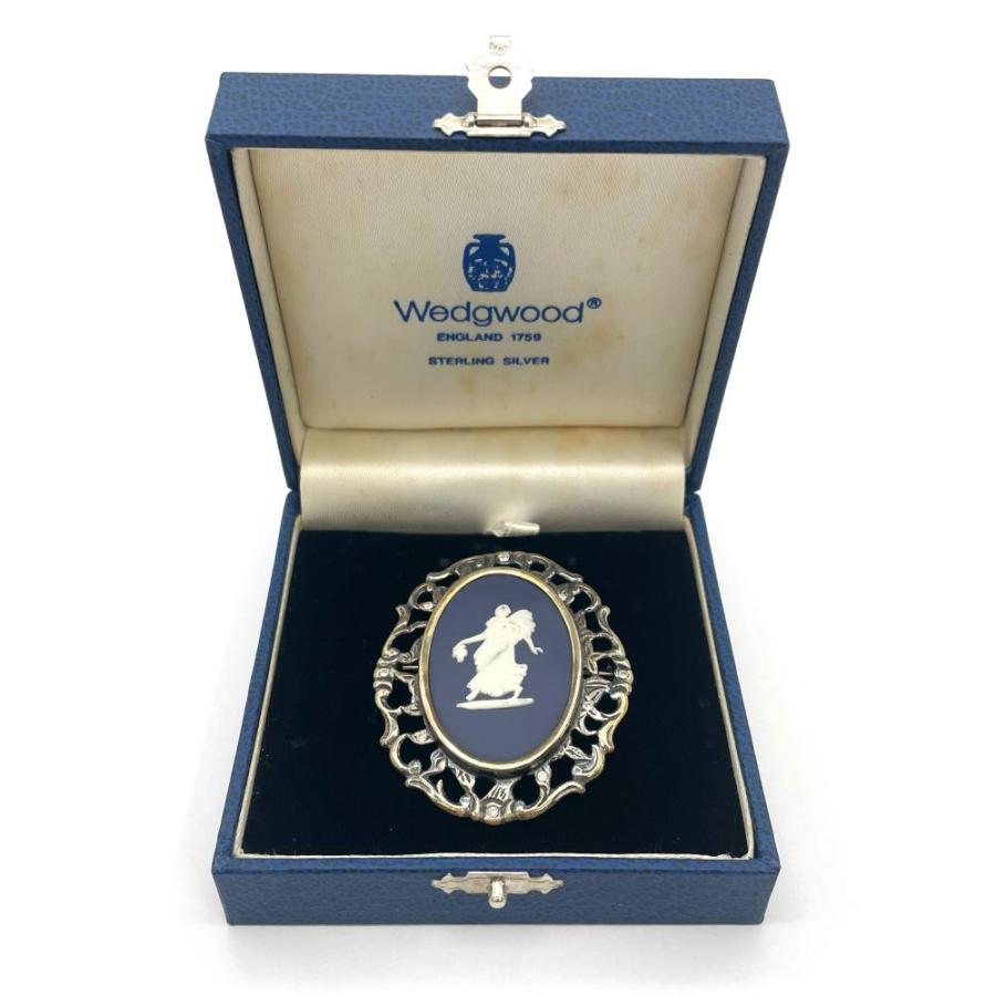 ウェッジウッド WEDGWOOD カメオ ブローチ SV925 17.1g : ゴールド