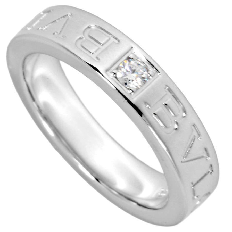 BVLGARI（ブルガリ） ダブルロゴ リング 指輪 ダイヤモンド 約6.5号 