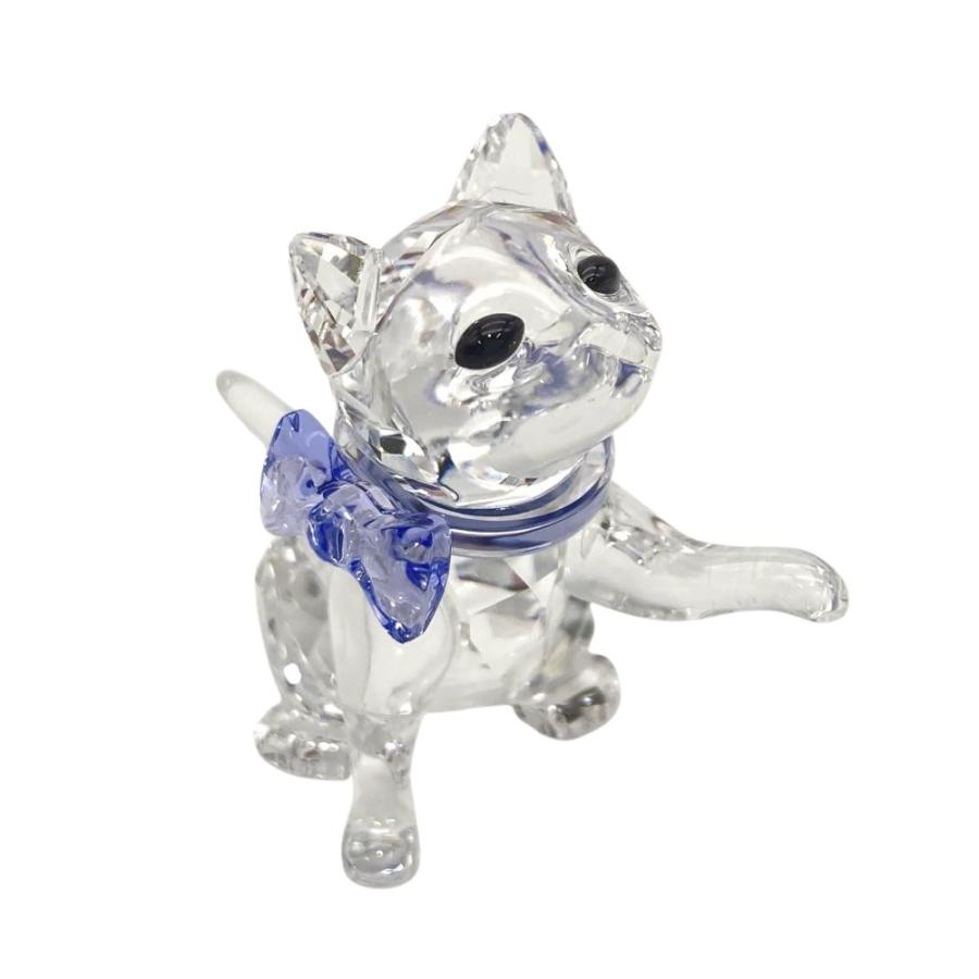 SWAROVSKI（スワロフスキー） 子猫 ネコ オブジェ 置物 5465837 クリア