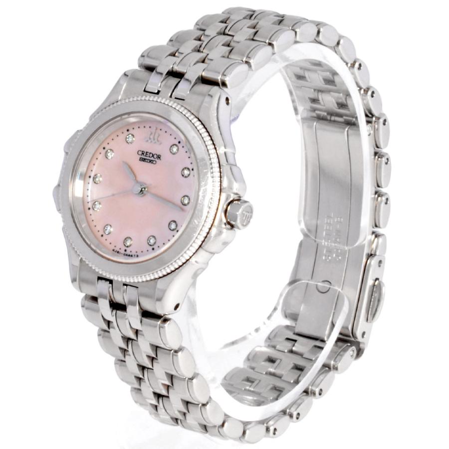 SEIKO（セイコー） SEIKO 4J81-0AZ0 クレドール 11Pダイヤ 腕時計