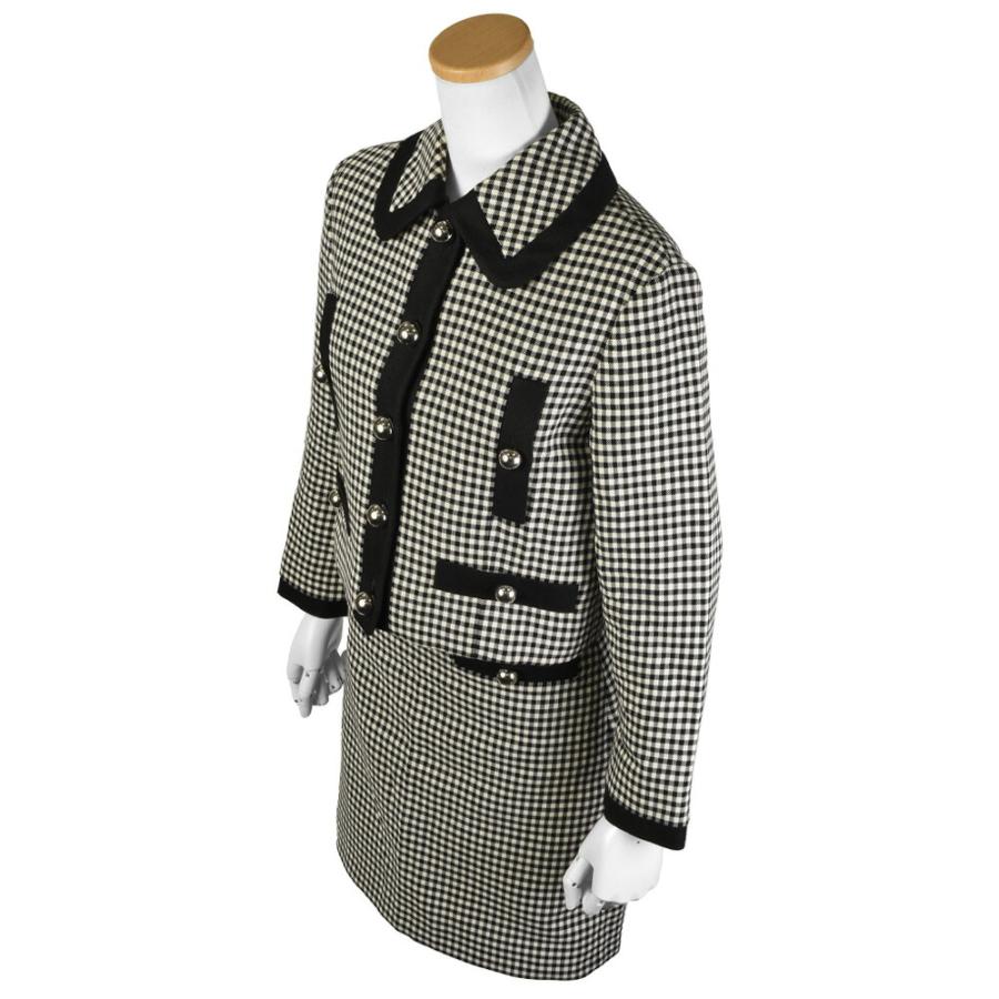 GUCCI グッチ ギンガムチェック テーラードジャケット コットン GUCCI グッチ ギンガムチェック テーラードジャケット コットン