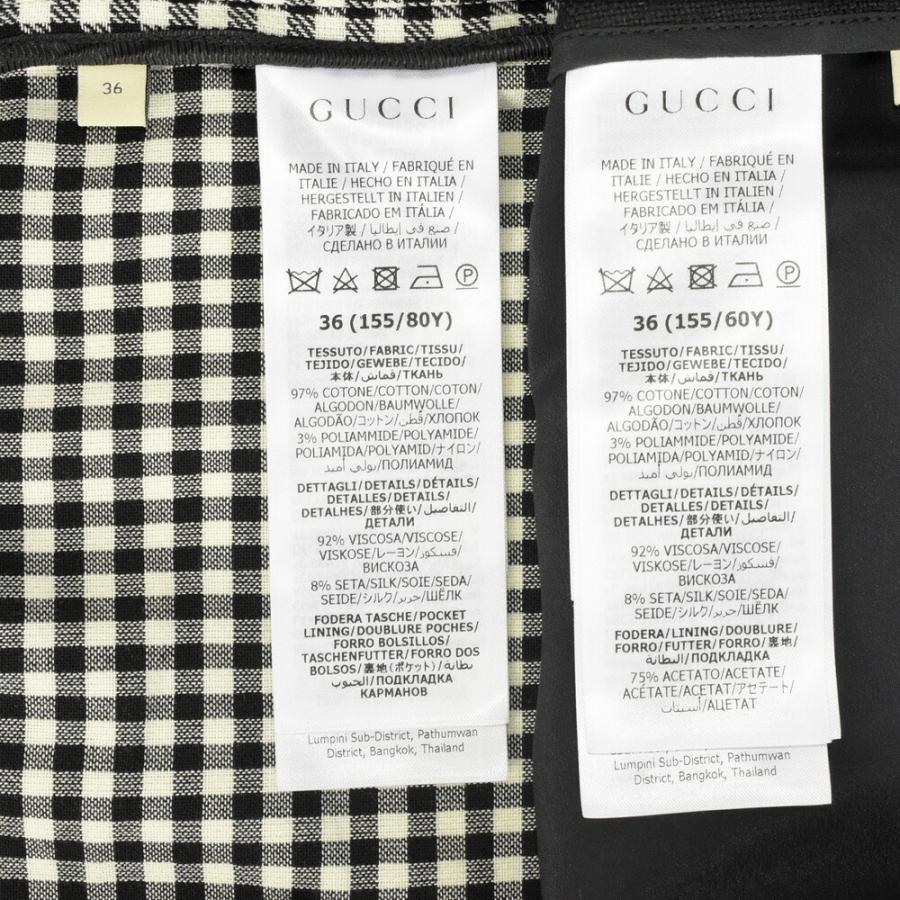GUCCI グッチ ギンガムチェック テーラードジャケット コットン GUCCI グッチ ギンガムチェック テーラードジャケット コットン