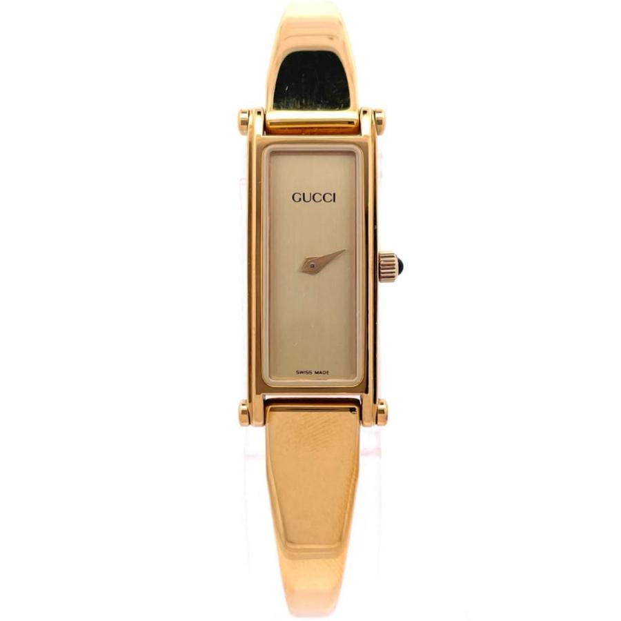 腕時計 グッチ 1500L ゴールド レディース GUCCI（グッチ） GUCCI 1500L 腕時計 クォーツ ゴールド文字盤 電池
