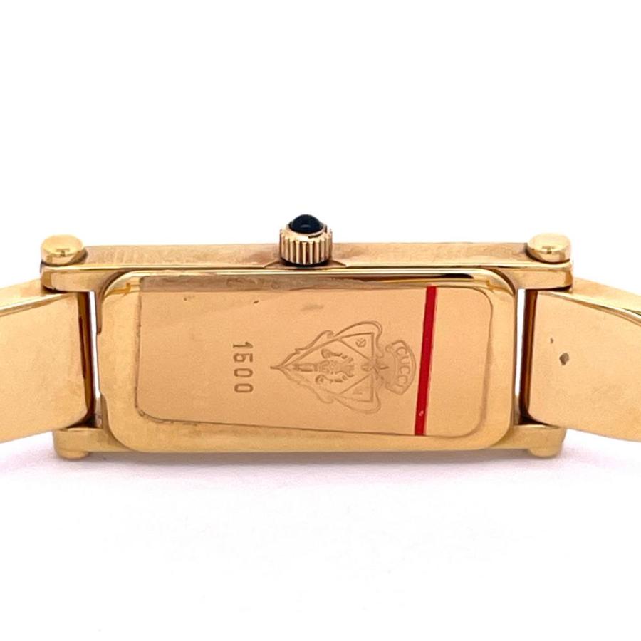 【稼動】 グッチ 腕時計 1500L クォーツ ゴールド レディースウォッチ GUCCI（グッチ） GUCCI 1500L 腕時計 クォーツ ゴールド文字盤 電池