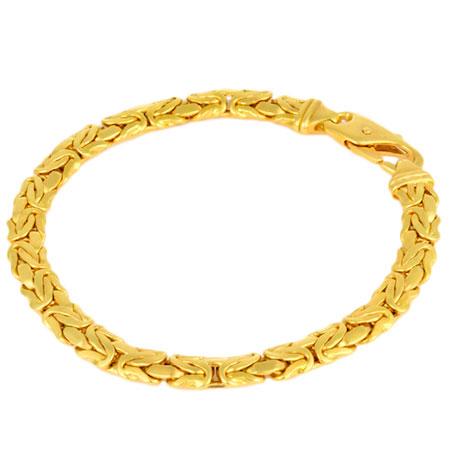 UNOAERRE ウノアエレ チェーン ブレスレット K18YG 17.5cm 13.0g  