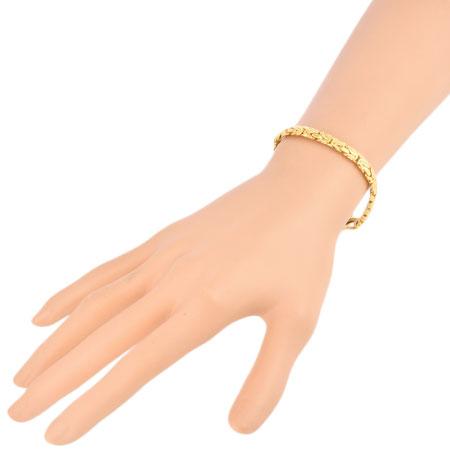 UNOAERRE ウノアエレ チェーン ブレスレット K18YG 17.5cm 13.0g  