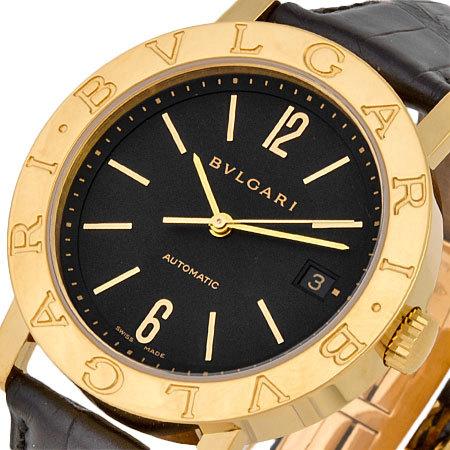 ✨BVLGARI✨ブルガリ✨デイト✨ブラック文字盤✨AUTOMATIC✨腕時計✨ BVLGARI（ブルガリ） ブルガリブルガリ 黒文字盤 自動巻き メンズ