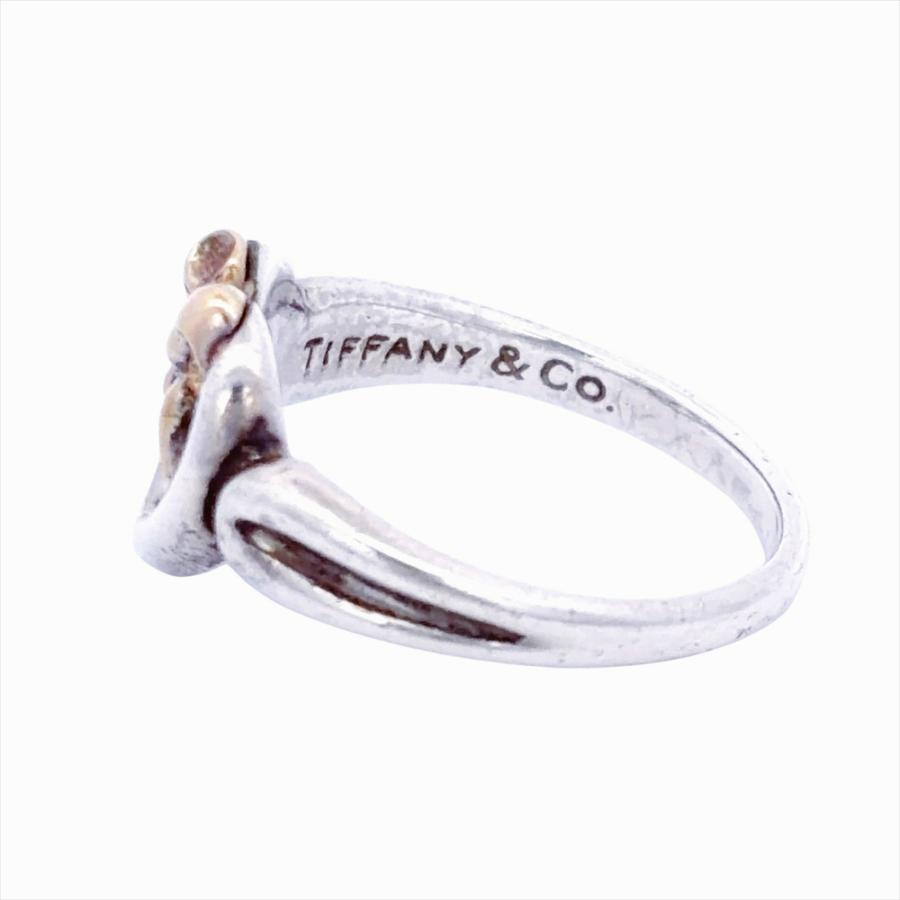 TIFFANY&Co.（ティファニー） ハート リボン リング 指輪 約10号 SV925