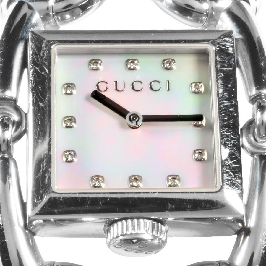 GUCCI グッチ 116.3 YA116309 シニョーリア 腕時計 シェル文字盤  