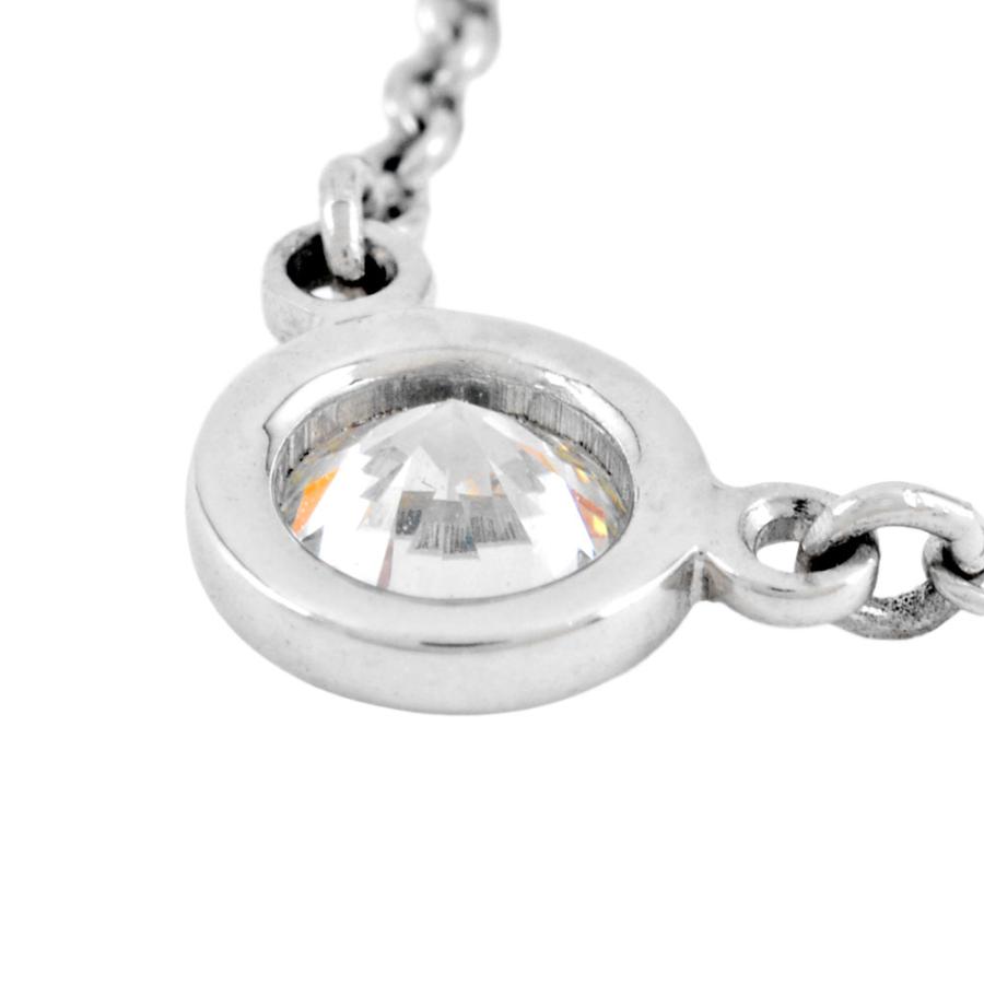 Tiffany バイザヤード ダイヤモンド Pt950 ネックレス Tiffany & Co. - ティファニー バイザヤード 約0.17ct