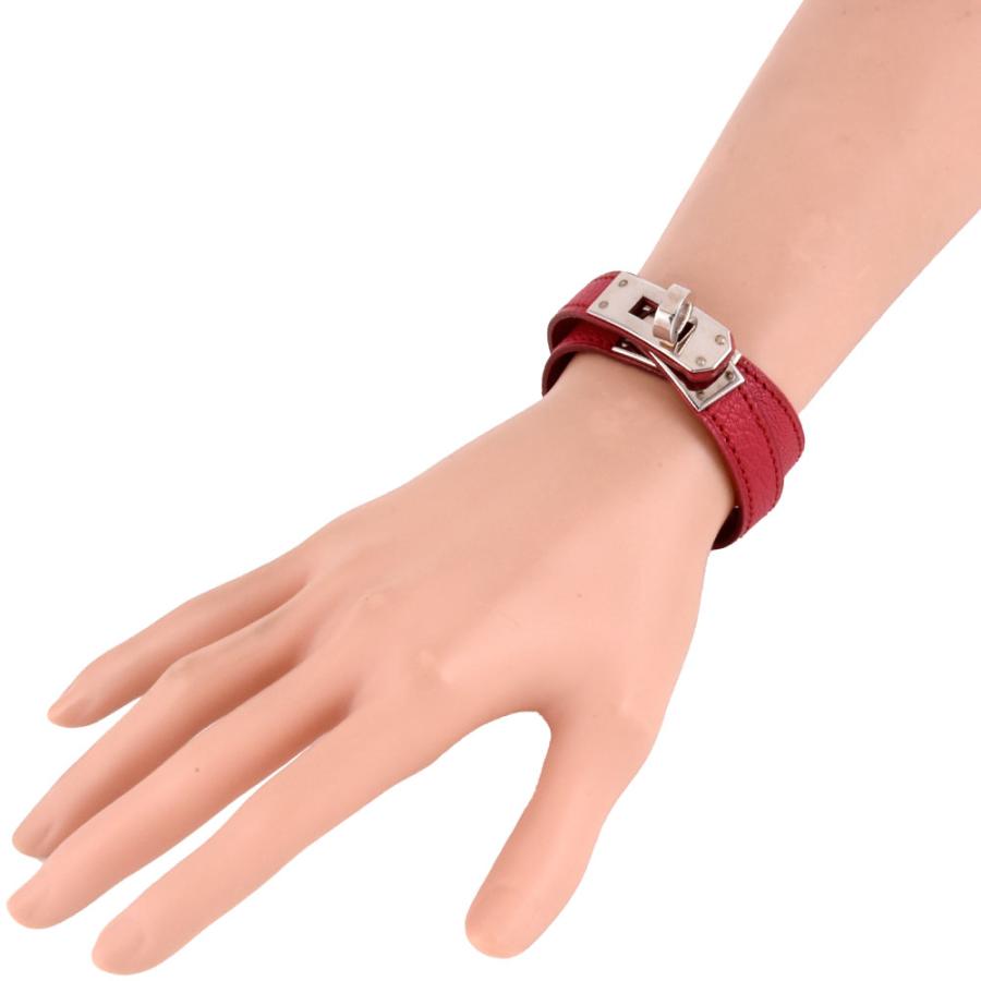 エルメス ドゥブルトゥール レザーブレスレット F刻印 HERMES エルメス ケリー レザー ブレスレット ドゥブルトゥール