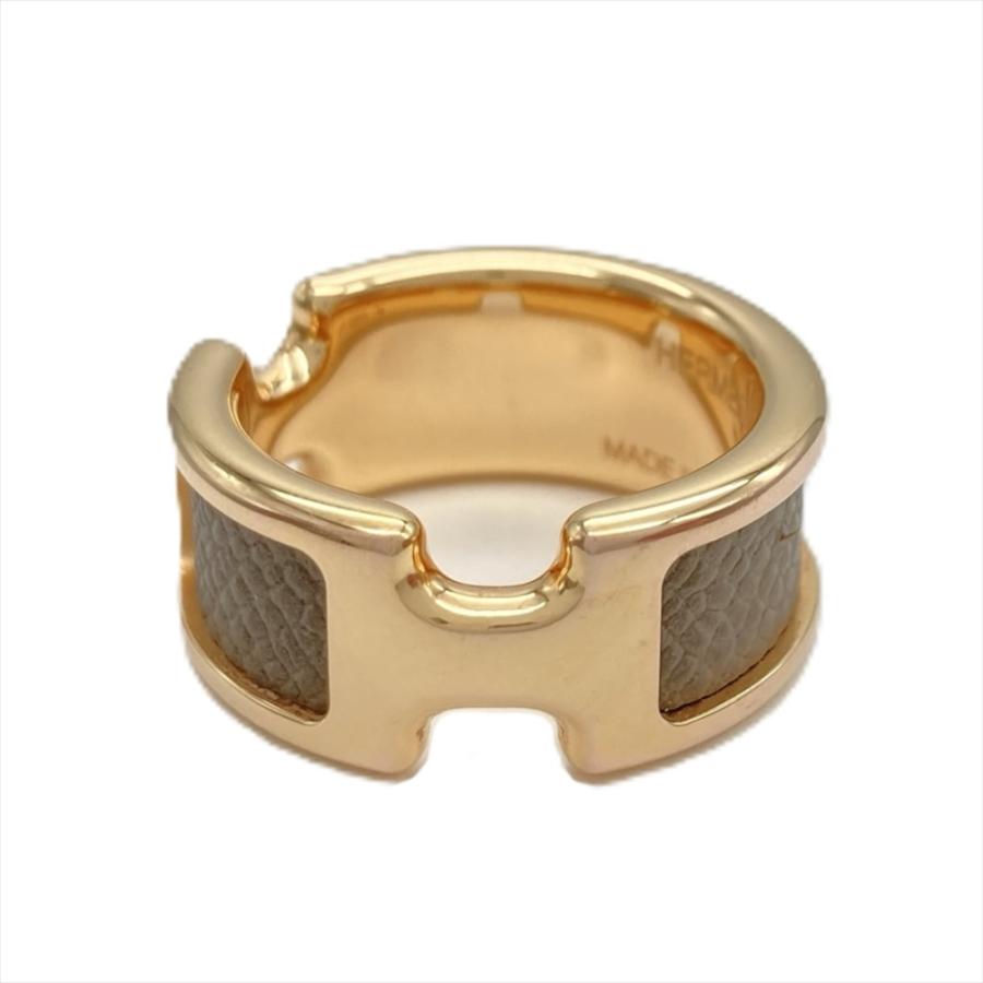 HERMES（エルメス） オランプ PM リング 指輪 メタル ヴォーエプソン