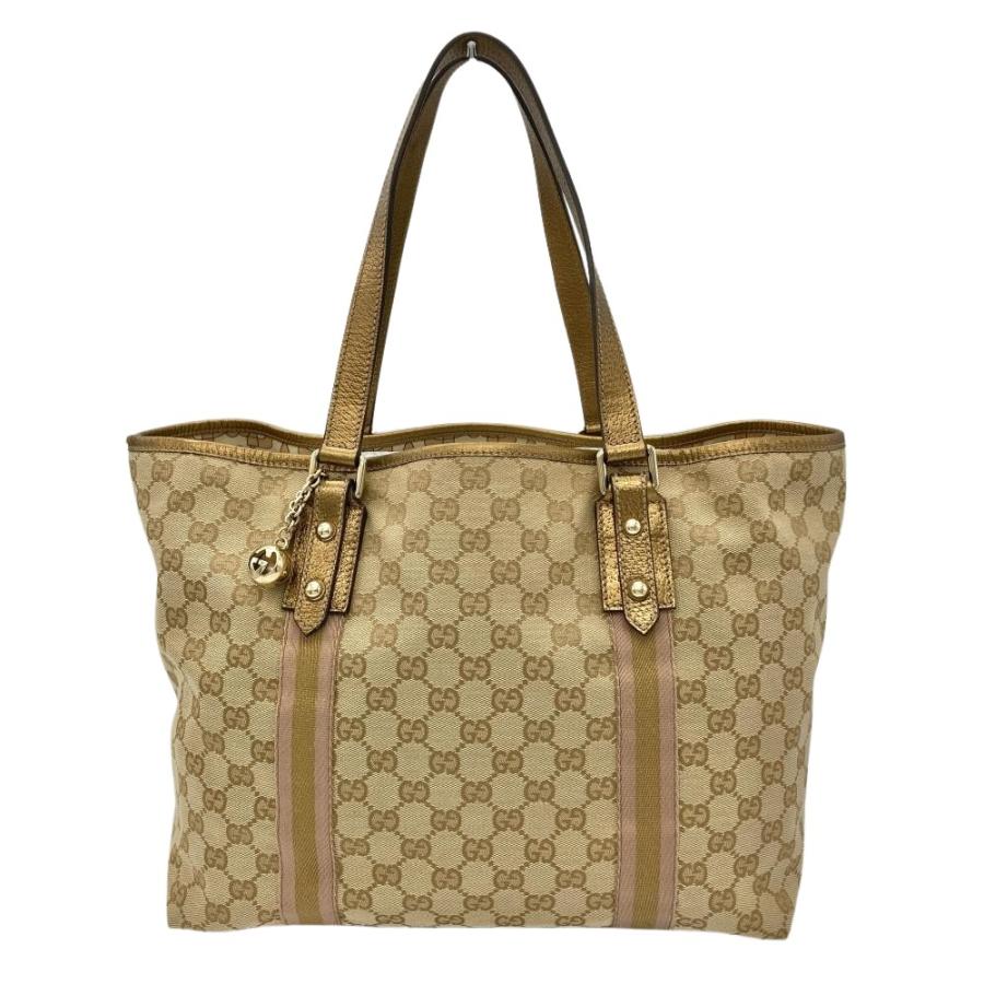 GGキャンバス グッチ GUCCI シェリーライン トートバッグ 189260