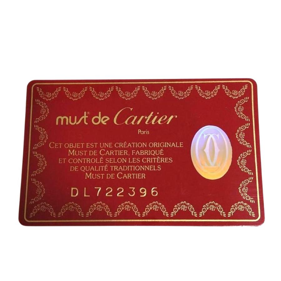 MUST DE CARTIER カルティエ Cartier マストライン 二つ折り財布
