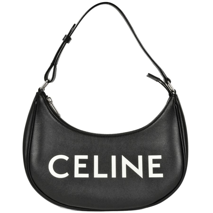 CELINE（セリーヌ） アヴァ ショルダーバッグ レザー ブラック ロゴ