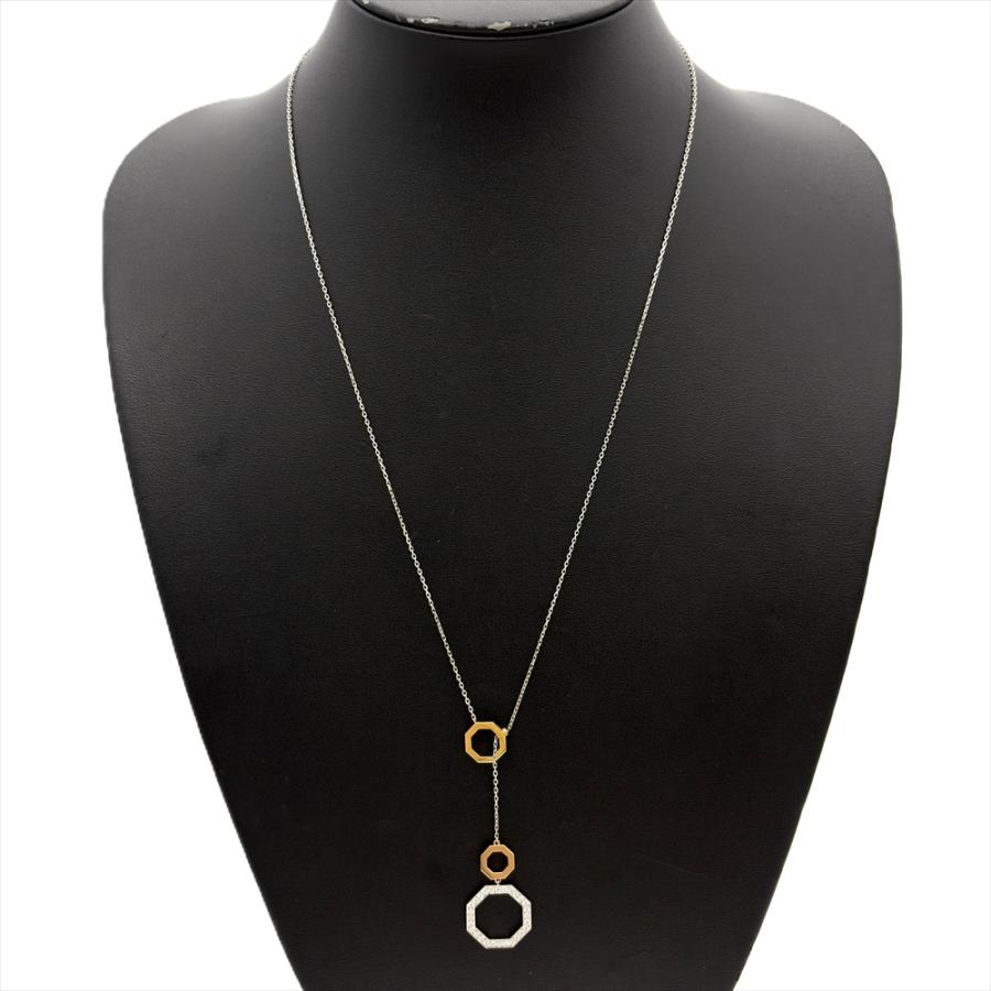 GINZA TANAKA ギンザクロスオーバー ネックレス ダイヤモンド 0.36ct