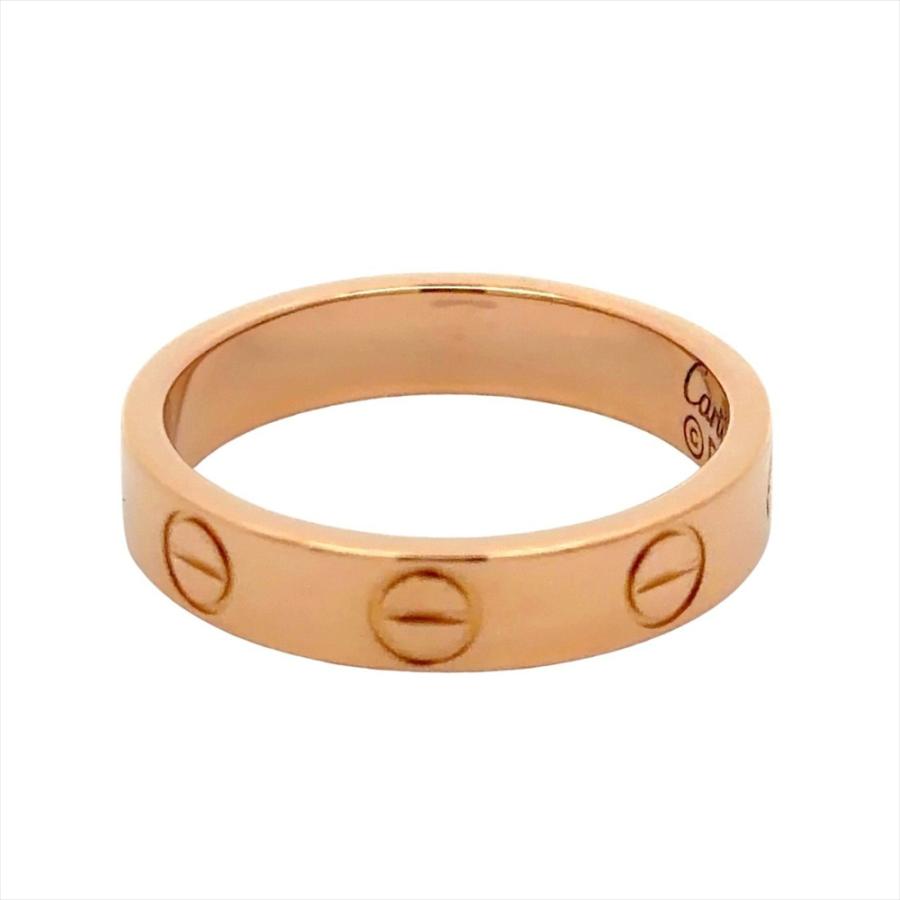 値下げ！ Cartier カルティエ ミニラブリング ピンクゴールド LOVE（Cartier） カルティエ Cartier ミニ ラブ リング 指輪 #47 K18PG