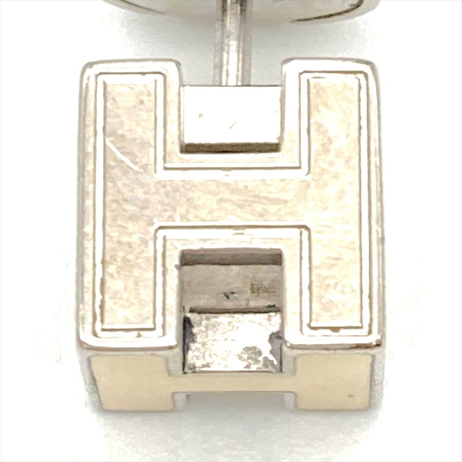 HERMES（エルメス） カージュ ドアッシュ Hキューブ ピアス メタル
