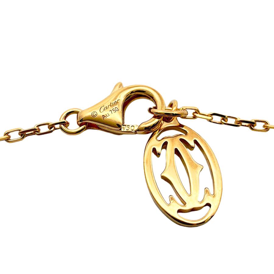 カルティエ ダムール Cartier LM ネックレス ダイヤモンド K18YG 2.9g