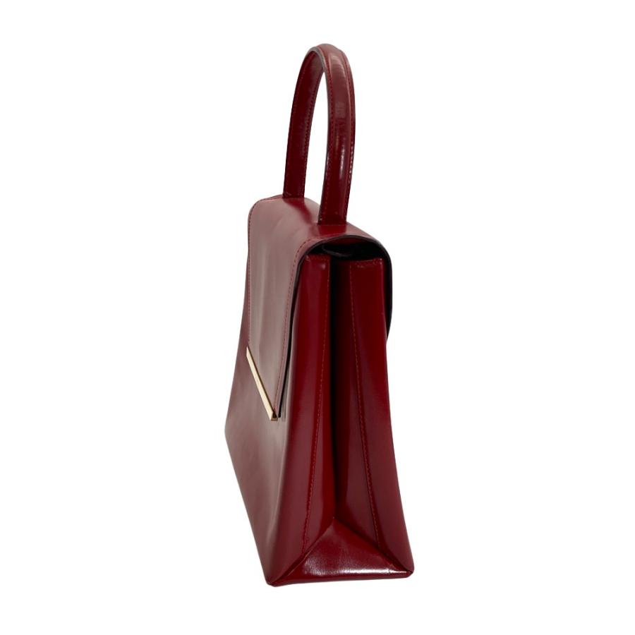 LOEWE（ロエベ） ハンドバッグ 2WAY レザー レッド ゴールド金具 