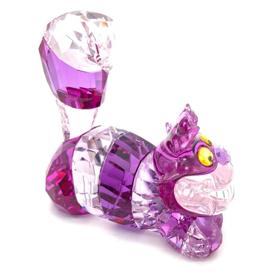 【美品】SWAROVSKIチェシャ猫 不思議の国のアリス ディズニー オブジェ❤︎ SWAROVSKI（スワロフスキー） ディズニー Disney 不思議の国のアリス
