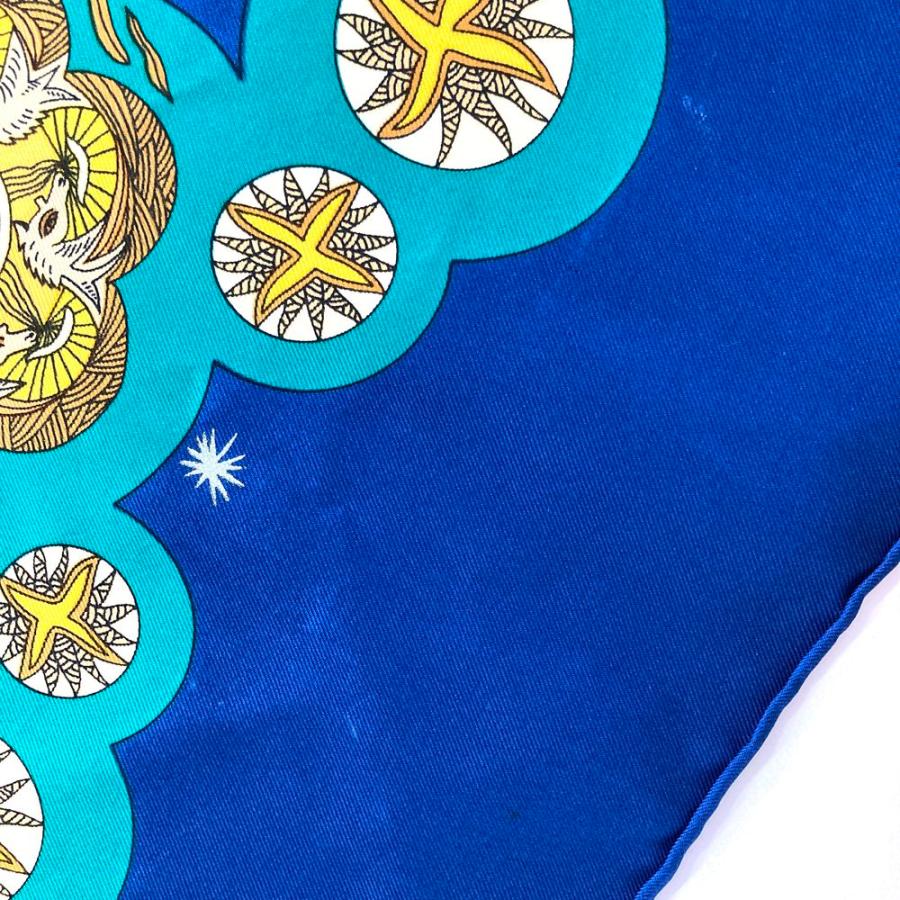 HERMES エルメス カレ90 太陽王 LE ROY SOLEIL スカーフ シルク